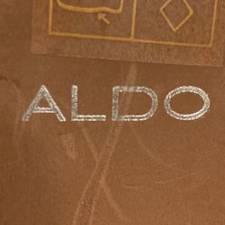 Aldo Black Ankle Heel Boots