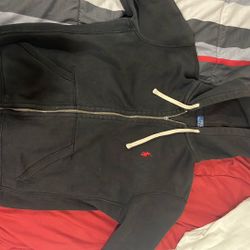 Black Polo Hoodie 