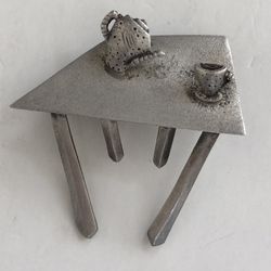 Sterling silver pin for sale Table Tea Pot And Cup