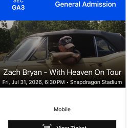 Zach Bryan - July 31, 2026