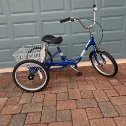 Miami Sun Three Wheeler, 20 Inch Wheel Brand New Condition