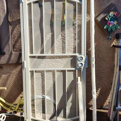 Almond Steel Security Door 32x80 | Puerta De Seguridad