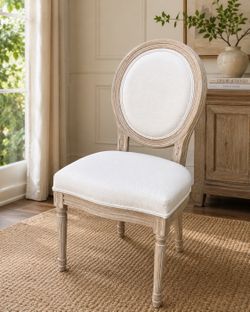 Brand New Set of 6 Beige Dining Chairs - Still in Box