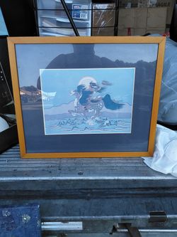 Woody Crumbo Painting