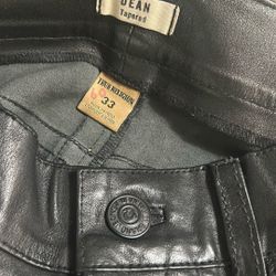 True Religion Coated Dean Tapered Jeans