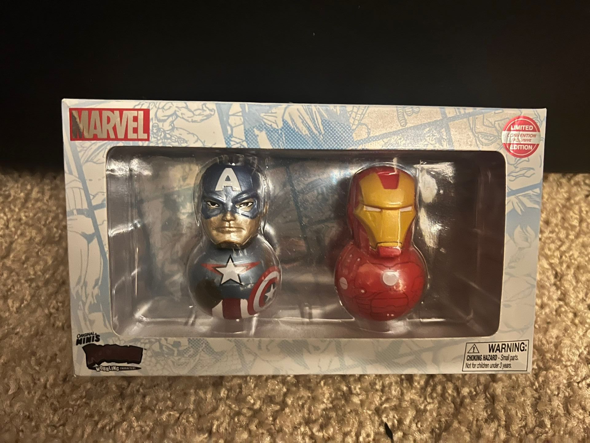 Marvel Original Minis Rockerz Captain America & Iron Man 2016 Limited edition