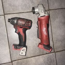 M-18 Milwaukee Grinder And Drill 