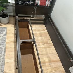 Twin Bed With Storage With USB Outlet