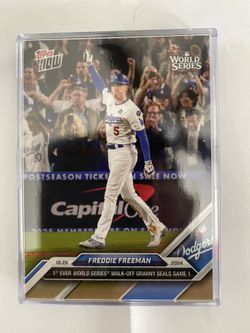 2024 Topps Now 866 Freddie Freeman 1ST EVER WS WALKOFF GRAND SLAM