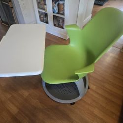 Chair With Desk On Wheels