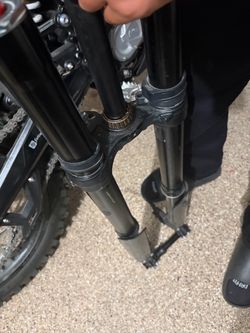 Talaria mx4 forks no triple clamp