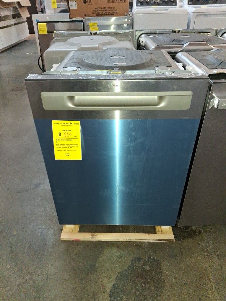 GE 24 In Fingerprint Resistant Top Control Built in Tall Tub