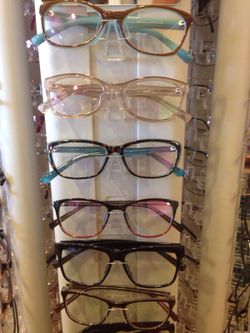 Prescription glasses, frame and lenses package