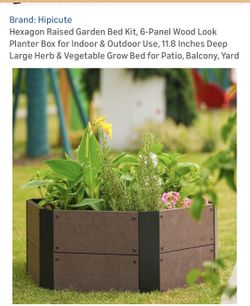 HIPICUTE new hexagon raised garden bed planter