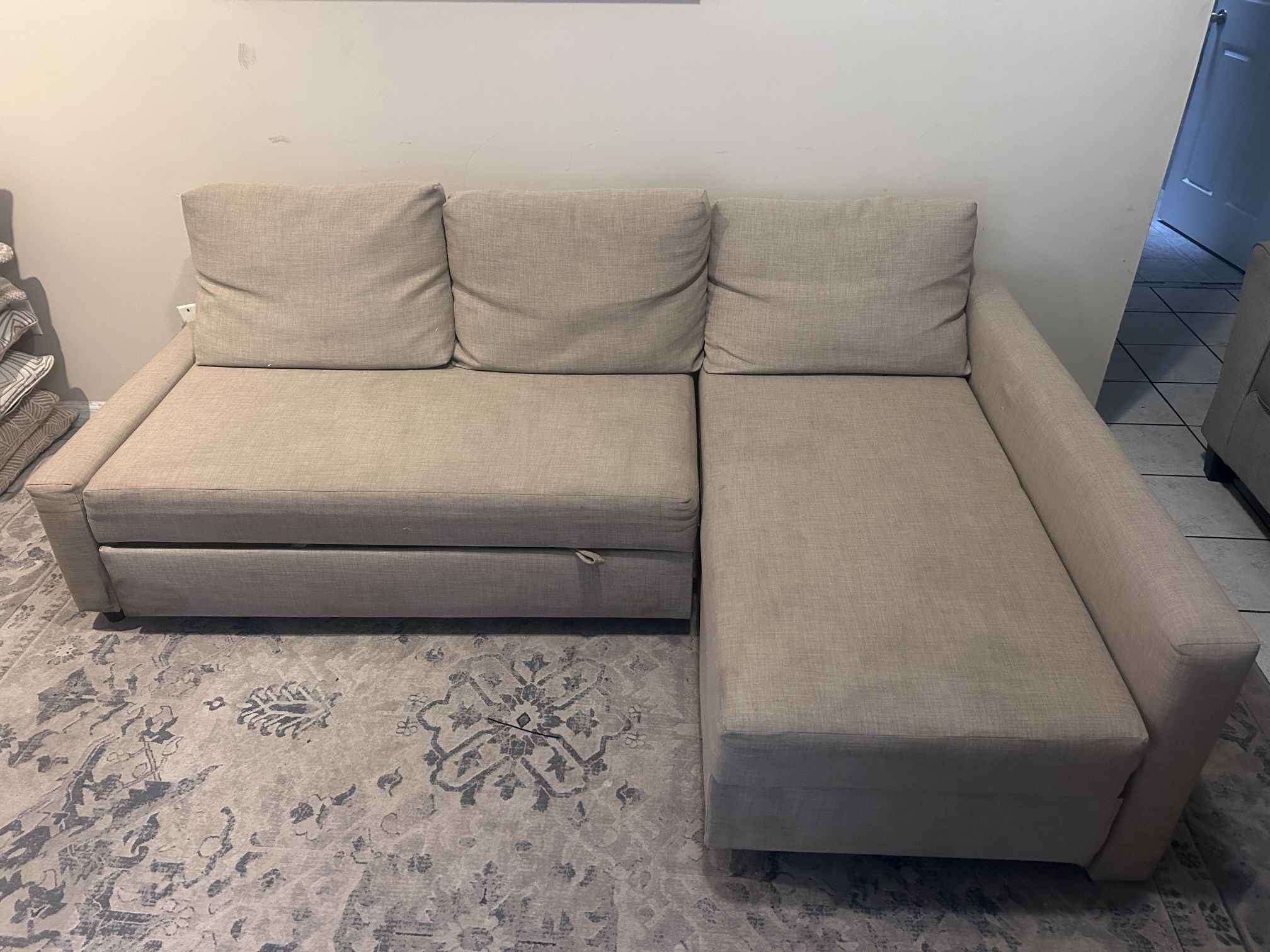 Free Delivery!! IKEA Sectional With Storage And Trundle Bed