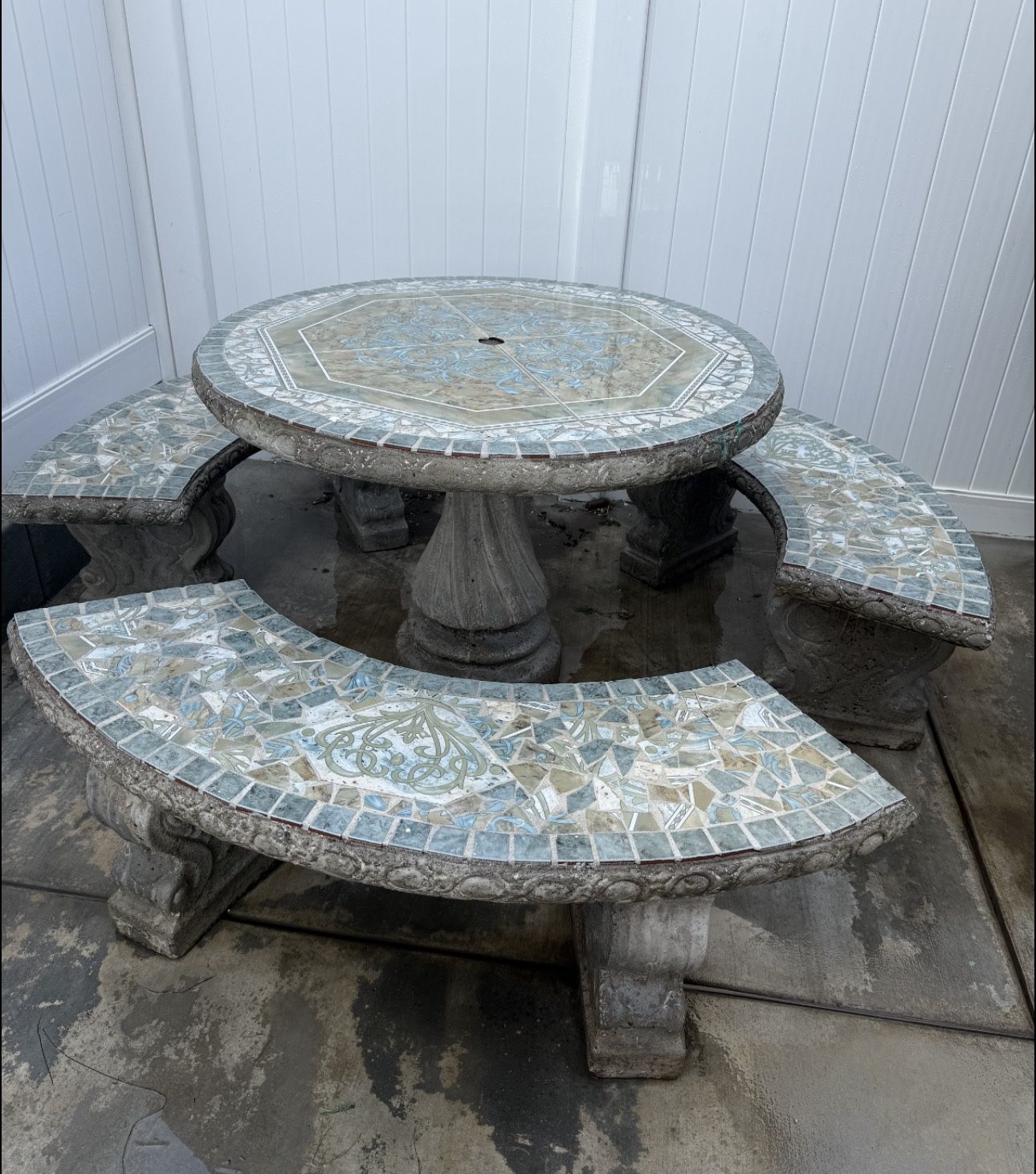 Cement Table
