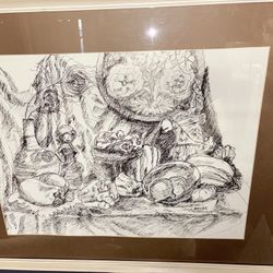 Signed Original Drawing 