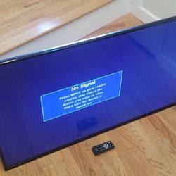 NEW cond  INSIGNIA  48 INCHES TV WITH REMOTE CONTROL  , SMART TV   , WORKS EXCELLENT  , 
