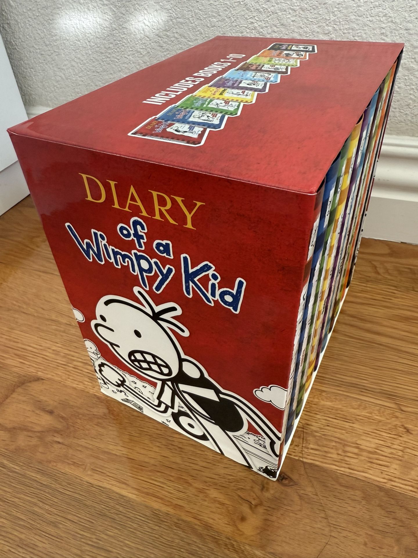 New! Diary Or A Wimpy Kid 1-10 Hardcover Books Boxed Set