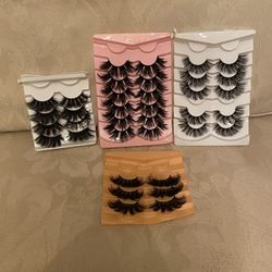 Big Fake Eye Lashes Sets For Makeup 