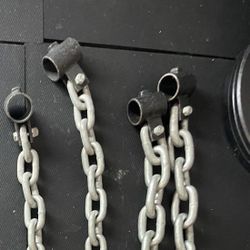 Weightlifting chains for barbell with Sheath 