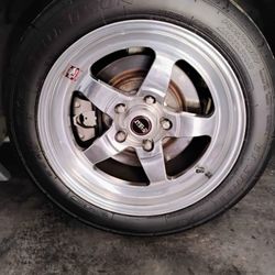 Rear Corvette Drag Wheels