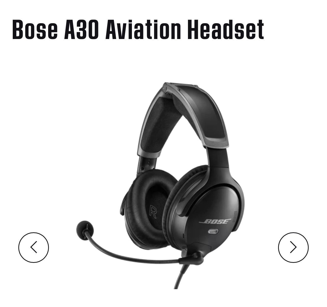 Bose Headset