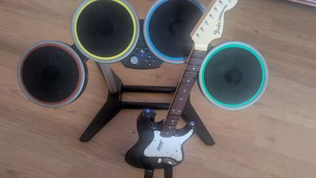 Ps4 with guitar and drums