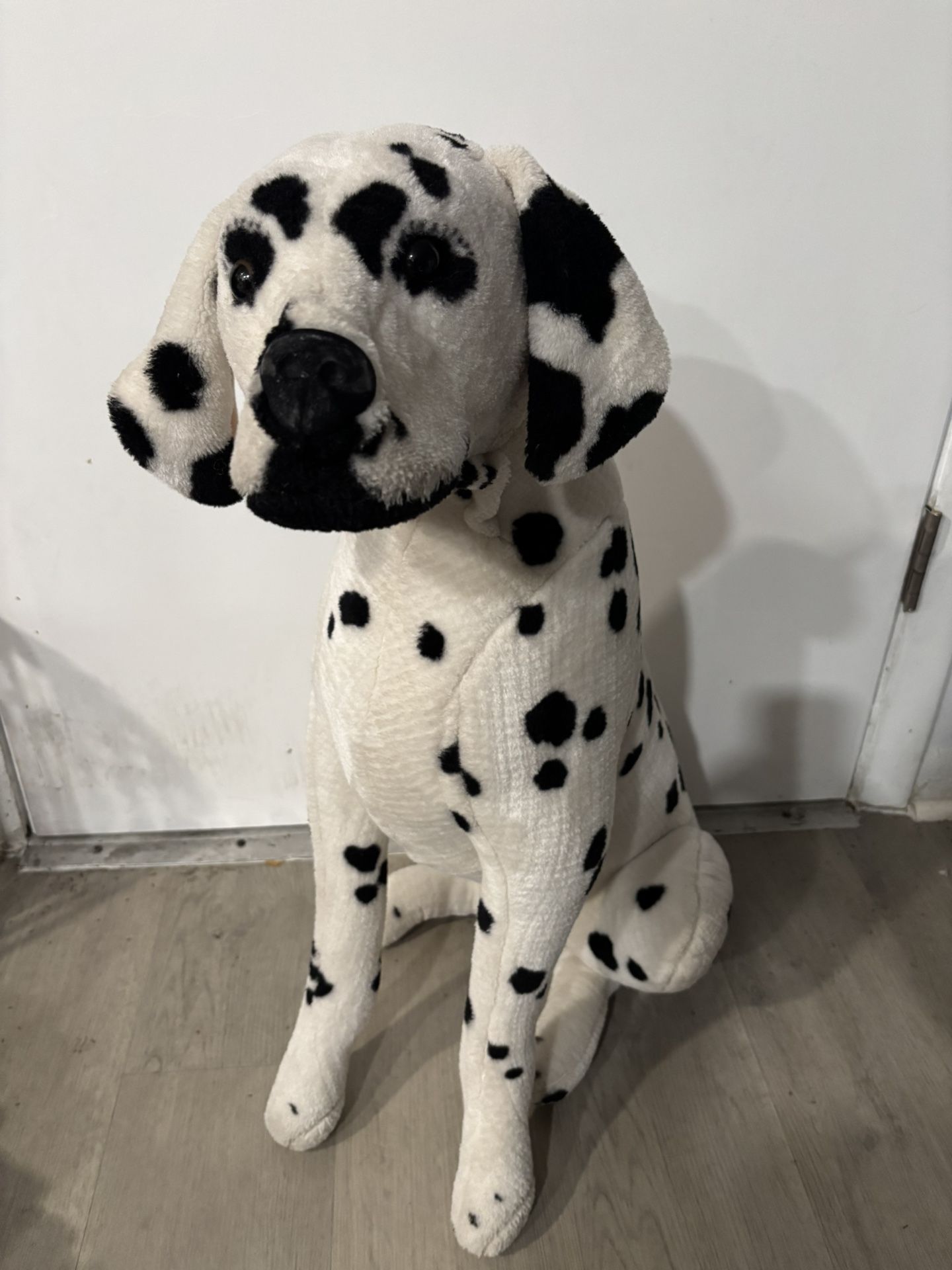 Melissa Doug Dalmatian Dog Lifelike Stuffed Animal Plush Firehouse Mascot 30"