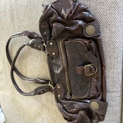 Janet & Janet Brown Leather Bag