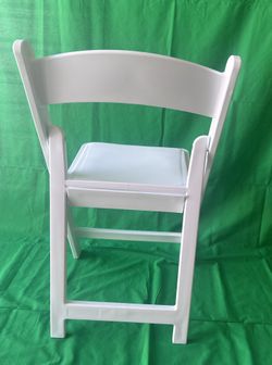 New adult white resin $23 each chair Come In A Box Of 4
