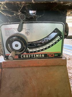 10” craftsman table saw
