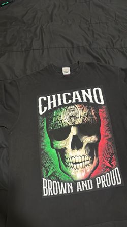 2XL Chicano Brown and Proud Graphic T-Shirt