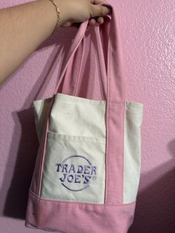 Pink And Blue Trader Joe’s Mini Bag 