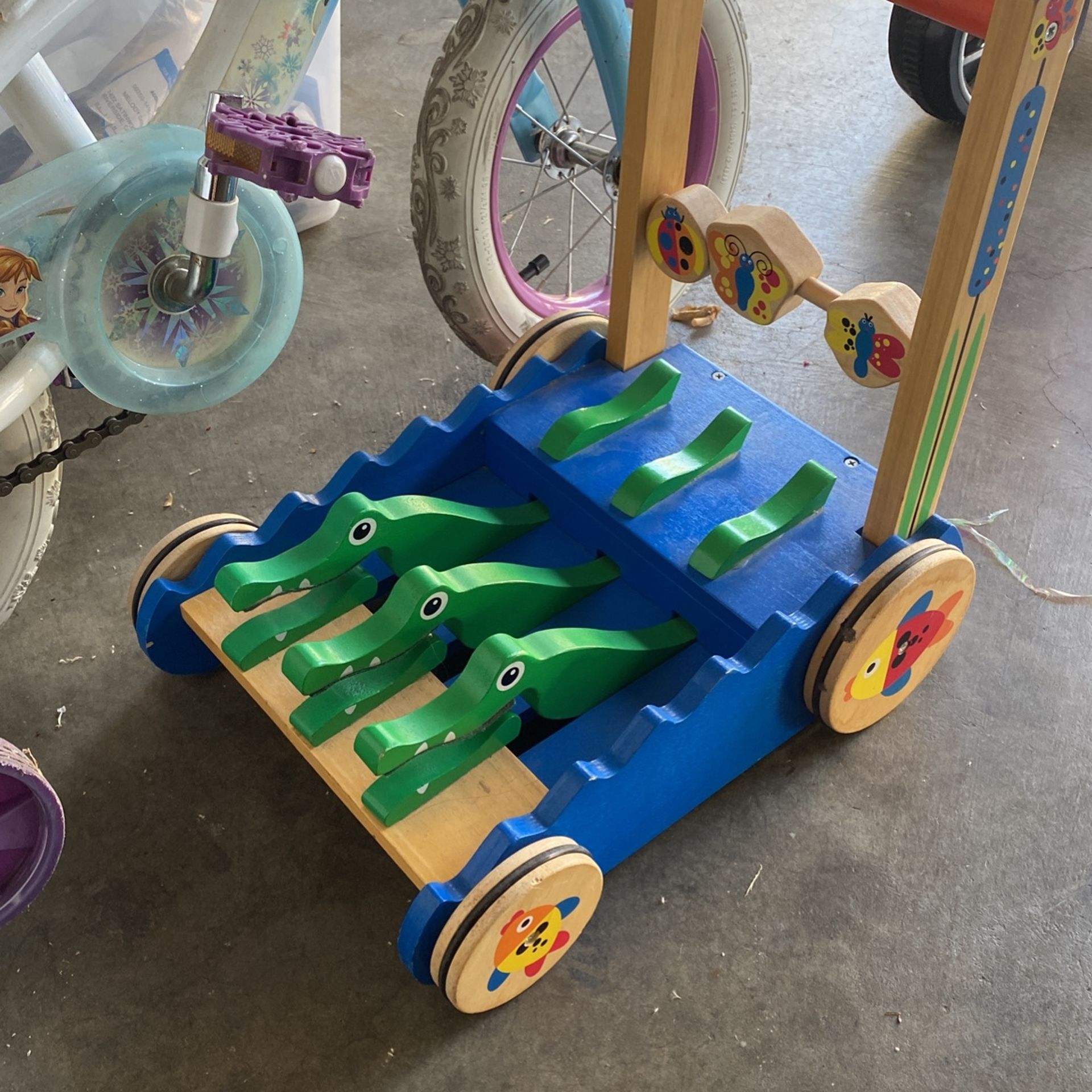 Melissa & Doug- Wooden Baby Push Walker