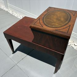 Mid Century Modern Two-Tier Step Up End Table For Sale!