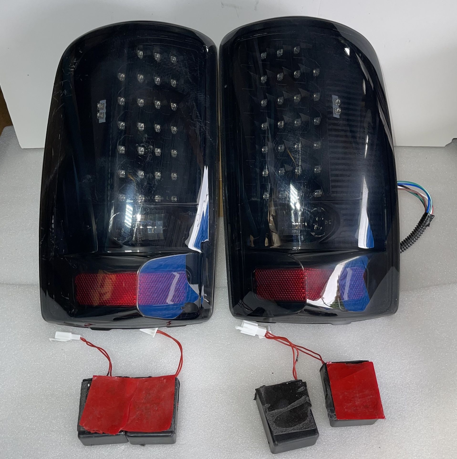 Chevy Tahoe / GMC Yukon Smoked LED Tail Lights For 2000 To 2006