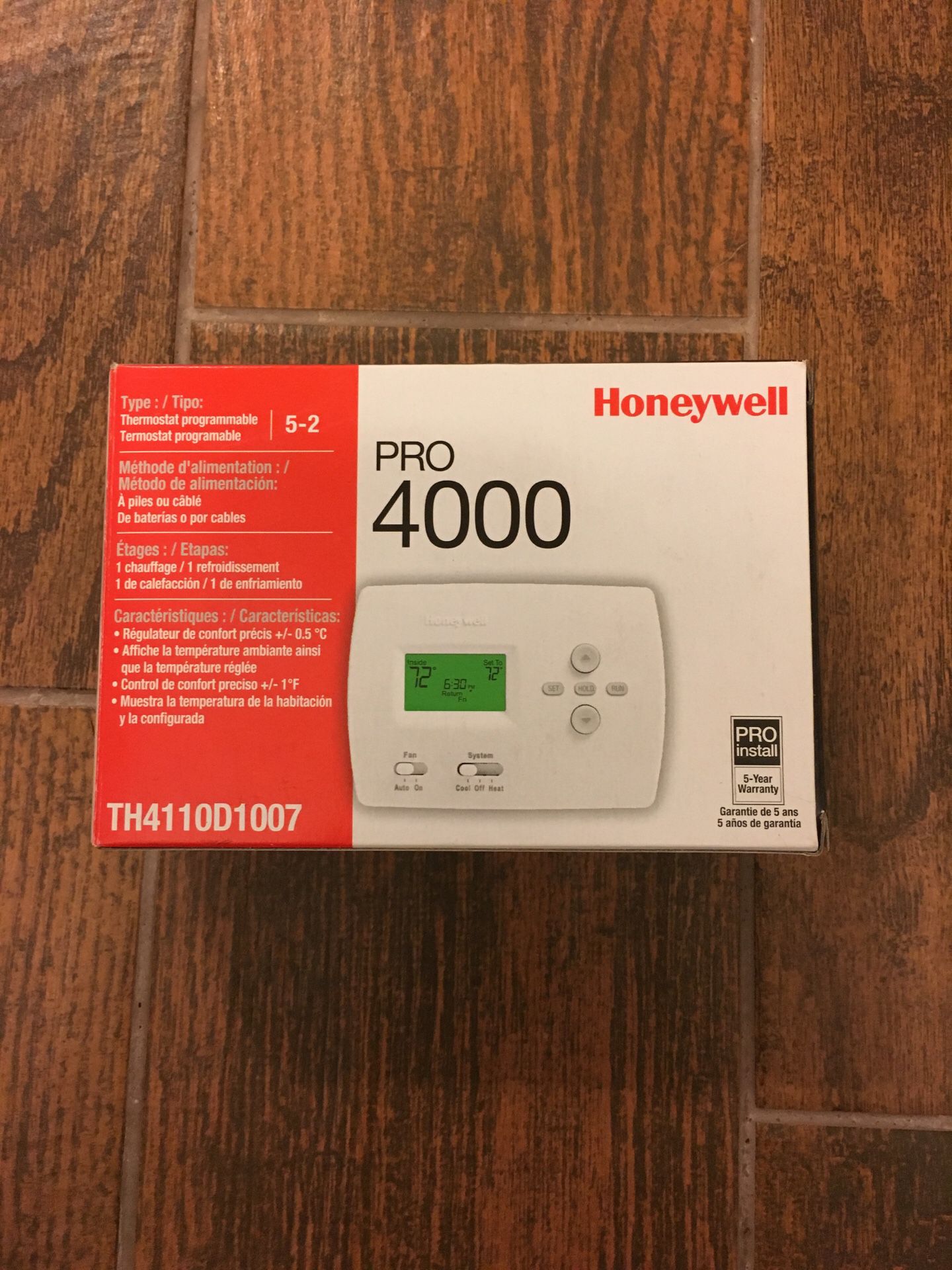 Honeywell Pro 4000 Programmable Thermostat