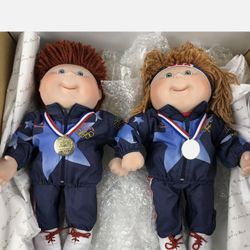 Cabbage Patch 1996 Olympics  Dolls Pair, The Danbury Mint Collector