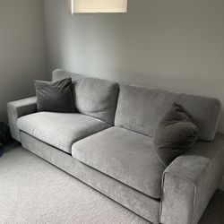 Wide Square Arm Couch - Selling for Pickup ASAP
