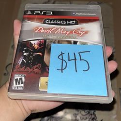 PlayStation 3 Video Game PS3 Anime Manga Devil May Cry HD Trilogy Collection