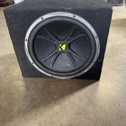 15” Kicker Competition Subwoofer 