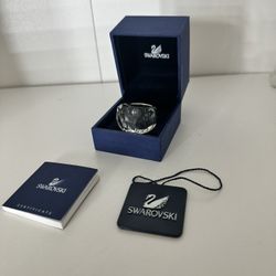 Swarovski ring with original box and tags