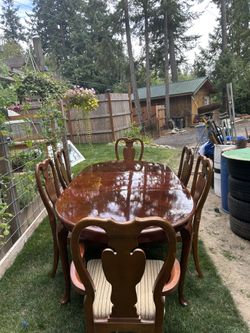 Cherry Wood Dining Set