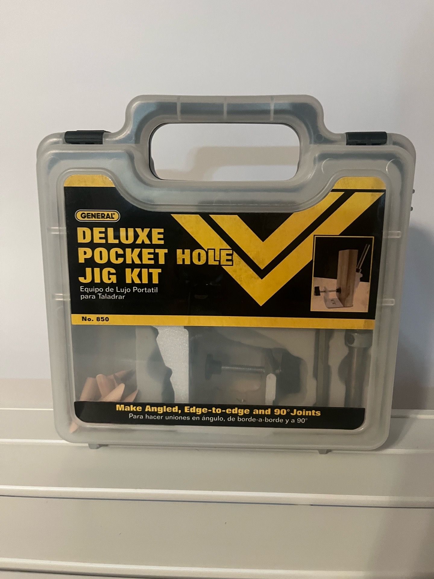 General Tools Deluxe Pocket Hole Jig Kit No. 850 – Woodworking Joinery Set