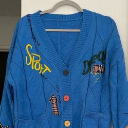 Heavy-weight Super Soft Cable Knit Women’s Cardigan - Medium 