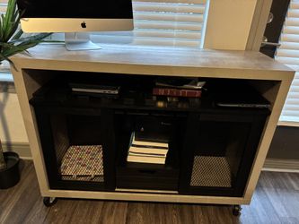 bar/wine rack on wheels