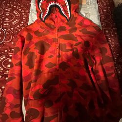 Red Bape Hoodie 