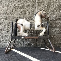 Rare Vintage Wind Dancer Horse Rocker.