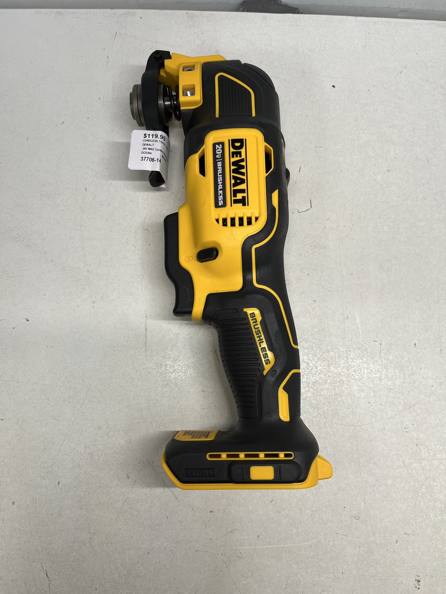 DEWALT DCS354 ATOMIC 20V MAX Cordless Brushless Oscillating Multi Tool (Tool Only)